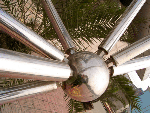 阜康不锈钢螺栓球网架